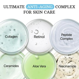 Essenlis Retinol Cream for Face Anti Aging Face Moisturizer with Collagen & Hyaluronic