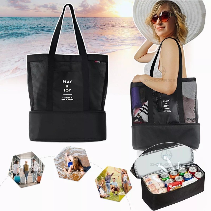 Dolores Multifuncional Malla Y Aislante Bolsa Para Picnic Y La