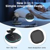 3 in 1 Wireless Charging Station for Multiple Devices Black