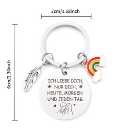 Gifts for Girlfriend, Keyring Girlfriend, Gifts for Couples, Girlfriend Gift, Couple Gifts, Christmas Gifts for Girlfriend, Valentine's Day Gift for Him Her Couples Couple Birthday, I Love You Keyring