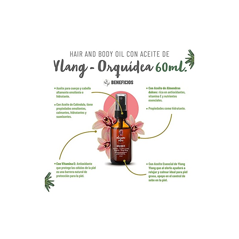 OLEUM VITAE Kit Aceites Cabello Y Cuerpo Florales