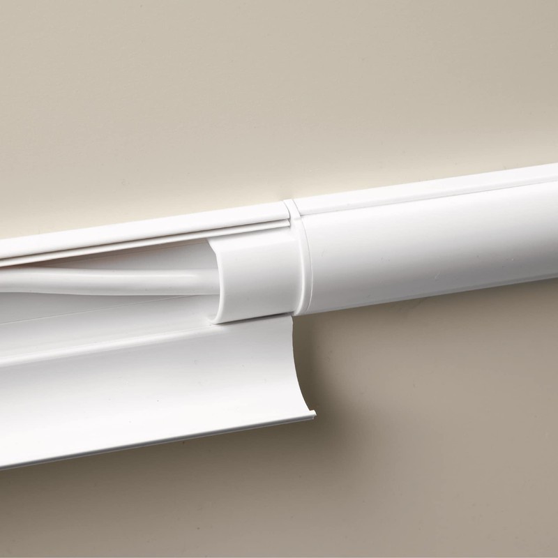 D-Line Smooth-Fit Micro+ Connector White - Join 2 lengths of