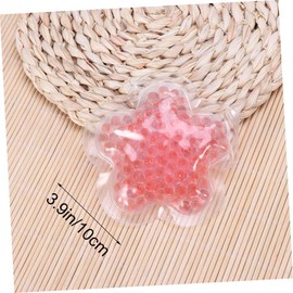 Gatuida Pack Hot Breast Breastfeeding Pad Cold Breast Flower Shape Pink