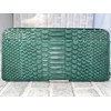 GUODI HL-10042 Long Wallet, Round Zipper, Card Case, Python, Genuine