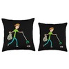 Mark Ewbie Designs Plogging and Litter Picking Throw Pillow, 16x16,