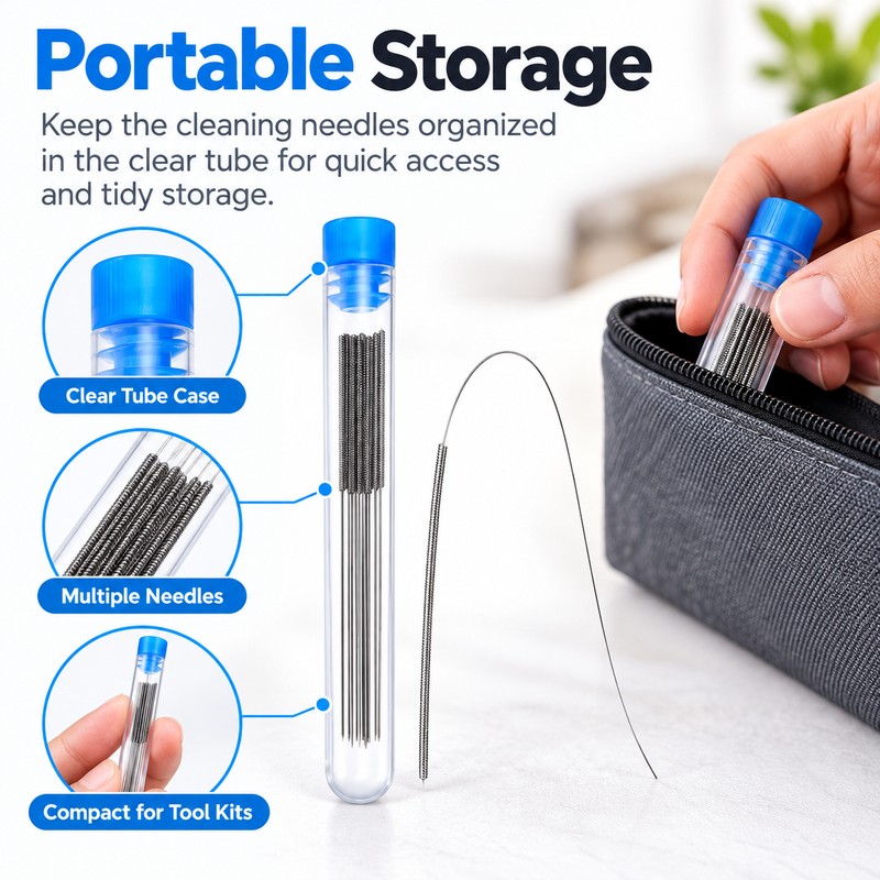 3D Printer Nozzle Cleaning Needle Kit for Clog Removal –