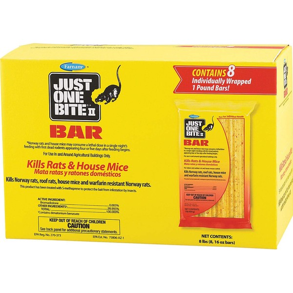 Just One Bite II 16 oz. Rodent Rat Bait Cake