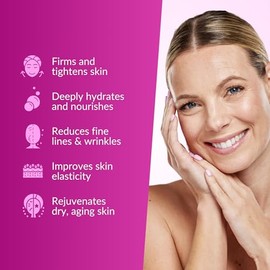Hibiscus and Honey Firming Cream, Neck Firming Cream, Skin Tightening Cream, Skin Firming and Tightening Lotion for Face and Body, Anti-Wrinkle Facial