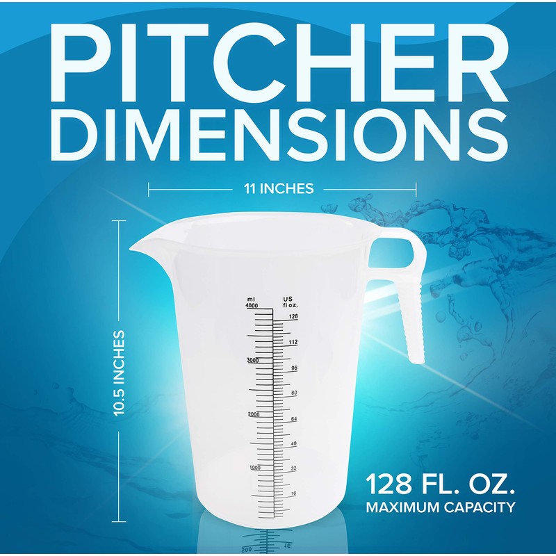 ACCUPOUR 8oz (250 mL) Measuring Pitcher, Plastic, Multipurpose - Great