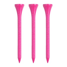 IZZO Golf Wood Golf Tees, 1.75 Inch, Pink, 200 Pack