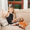 MorisMos 5Pcs Large Deer Stuffed Animal, 18inch Mommy Deer Plush