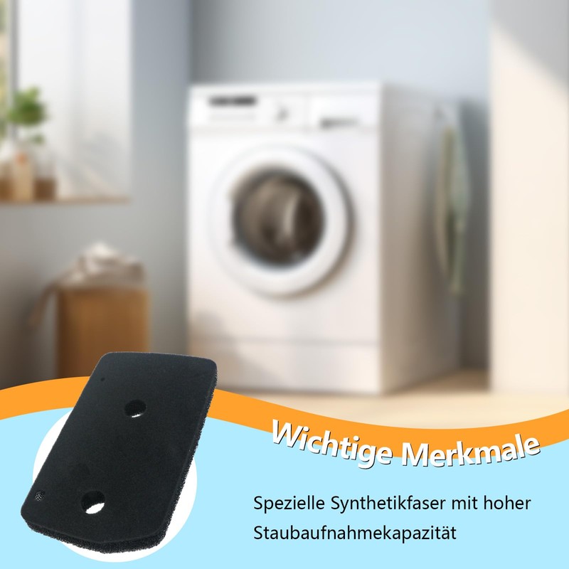 Schwammfilter für Miele Trockner Ersatzteilnummer: 09854412
