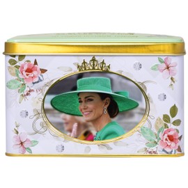New English Teas Catherine, Princess of Wales Tea Tin with 40 English Breakfast Teabags