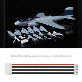 Create idea 5pcs 6s JST-XH LiPo Balance Charging Extension Wire Male Female Connector 22AWG Charging Wires for RC Drone Quadcopter 17.5cm
