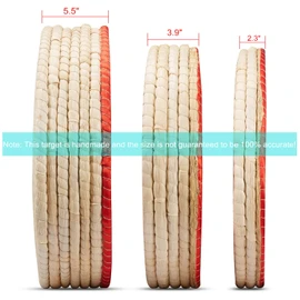 Traditional Hand-Made Straw Archery Target,Arrow Target for Recurve Bow Longbow or Compound Bow