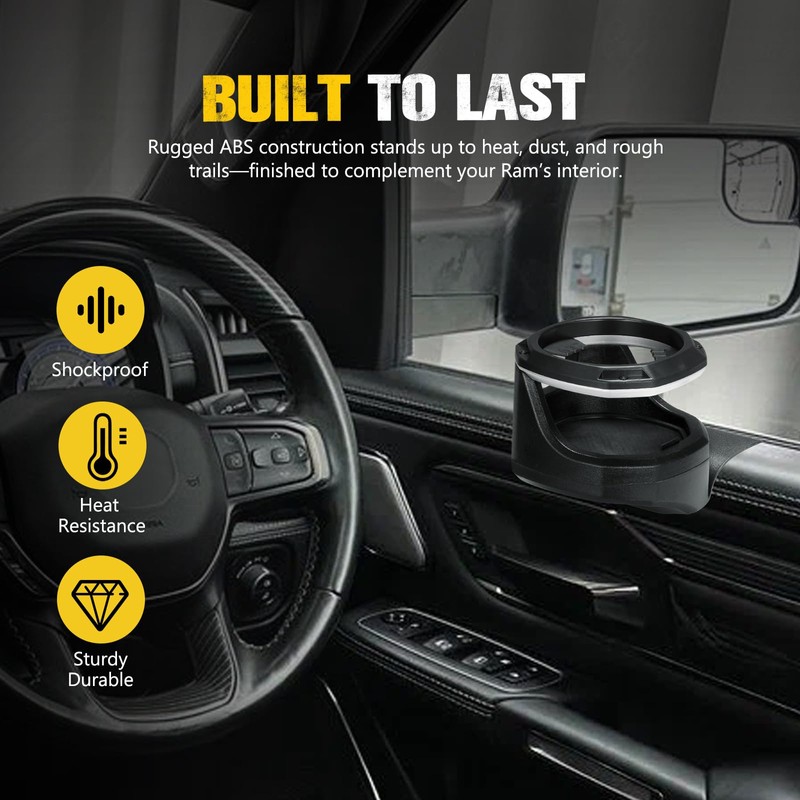 BUNKER INDUST Window Cup Holder Compatible with 2019 2020 2021
