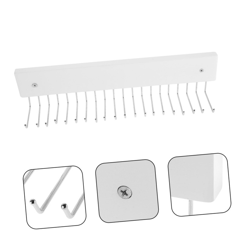 iplusmile Wall Mounted Rotating Tie and Belt Holder Space Saving