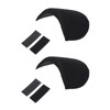 PATIKIL 1 Pairs Shoulder Pads, Costume Shoulder Pads Breathable Sponge Pads Reusable Removable for Women Clothing Men Blazer Suit Coat Sewing, Black
