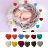 S-TROUBLE Newborn Photography Felt Love Shape Props Tiny Handmade Felt