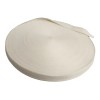 Cinta Palmita Algodón 20mm Crudo Rollo 100m Inzaboton Indumentaria
