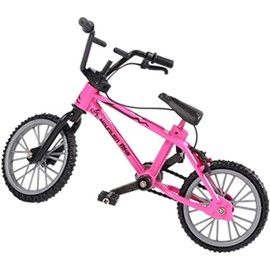 TXDAMAI Miniature Bicycle Metal Bicycle Model Desk Craft Collection Miniature Decoration for Teaching, Office, Club, for Miniature Cyclists, Bicycle Lovers, Pink