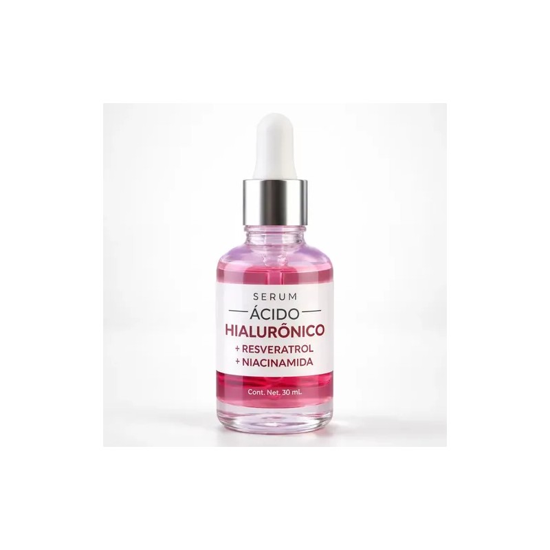 Serum Ácido Hialurónico Niacinamida Resveratrol 30ml Momento de aplicación Noche