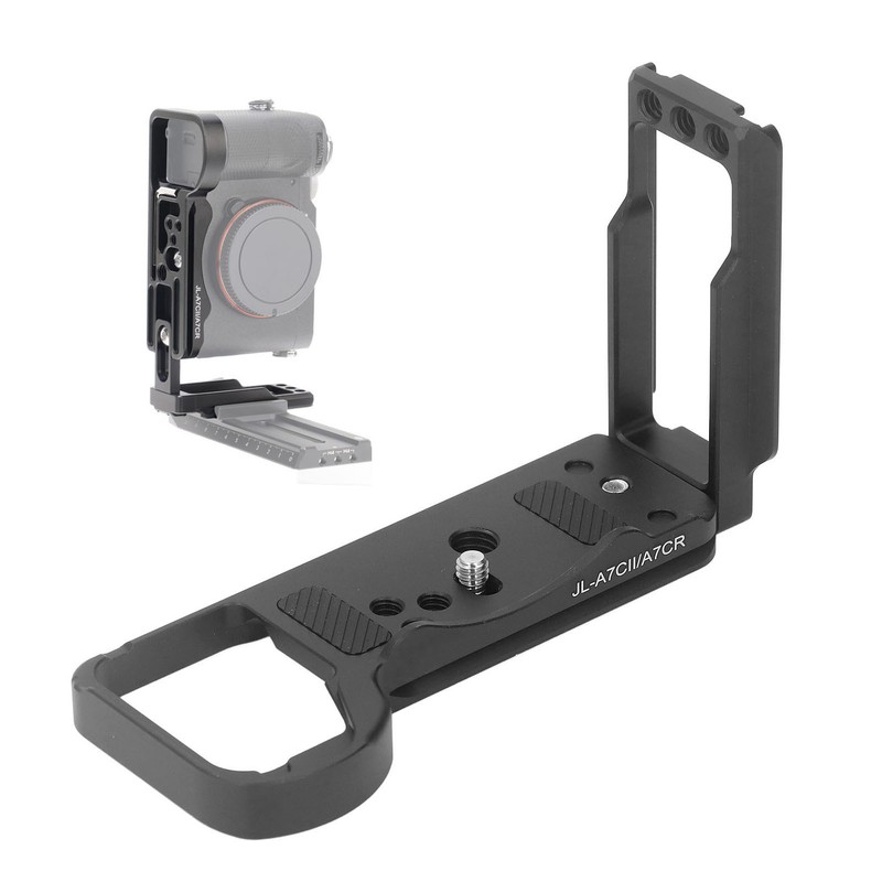 Vertical Quick Release Plate Aluminum 1/4inch 3/8inch Holes Silicone Protective