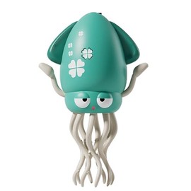 Dancing Octopus Tummy Time Toy, Magic Electric Crawling Squid Baby Toys, Birthday Gifts for 3 4 5 6 Year Old Boy Girl Toddlers Kids, Avoiding Obstacles & LED Lights & Music & Rechargeable (Green)