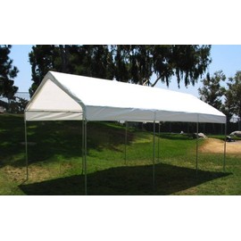 EZ Travel Collection Extra Heavy Duty Tarp, 3-Ply Coated Reinforced Canopy, 6 oz, 3 Layer, Includes Tarp Tools and Toys Maintenance Manual, 16’x40’
