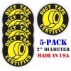 Unbranded 5-pack DUCT TAPE CERTIFIED Funny Hard Hat Helmet Stickers Construction Bump Caps