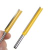 Bestgle 2pcs 1/4" Shank Straight Router Bits, 2" & 3"