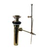 Westbrass D412-2-03 Pop-Up Bathroom Sink Drain Assembly Stopper with Lift
