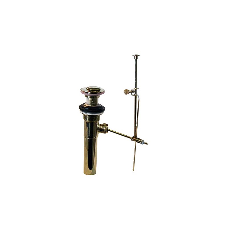 Westbrass D412-2-03 Pop-Up Bathroom Sink Drain Assembly Stopper with Lift