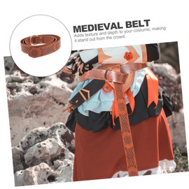 BESPORTBLE Medieval Sword Holder Belt Retro Renaissance Prop for Cosplay Long Faux Decorative Accessory for Medieval Style History Lovers