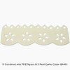 PME FF383 Broderie Anglaise Straight Frill Cutter, White