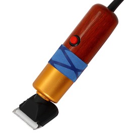 DYNAMI 200W Pet Clipper Kit,Sheep Clipper Dog Hair Clipper with Wooden Handle,Electric Sheep Clipper Kit with Spare Blade, for Dogs, Rabbits, Mules, Horses, Sheep, Cattle