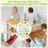 Toddler Potty Training Board with 40 Reusable Magnetic Large Star