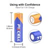 PKCELL AA LR06 Batteries,1.5V High Performance Disposable 12 Pack Double
