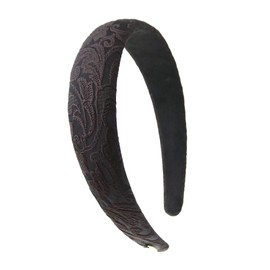 Vingtaine HK-341-BR- Headband Embroidery, Chic Botanical, Elegant, Stylish, Adult Casual, Cute, Gift, Mother's Day