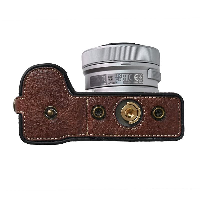 SIUTATDSH Camera Case, PU Leather, Compatible with Sony ZV-E10II ZV