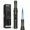 Camping Torch Lighter, Windproof Butane Torch Lighter with Fuel Indicator&Safety