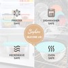 SOPHICO Silicone Replacement Lids for Pyrex Sculpted Glass & Tinted