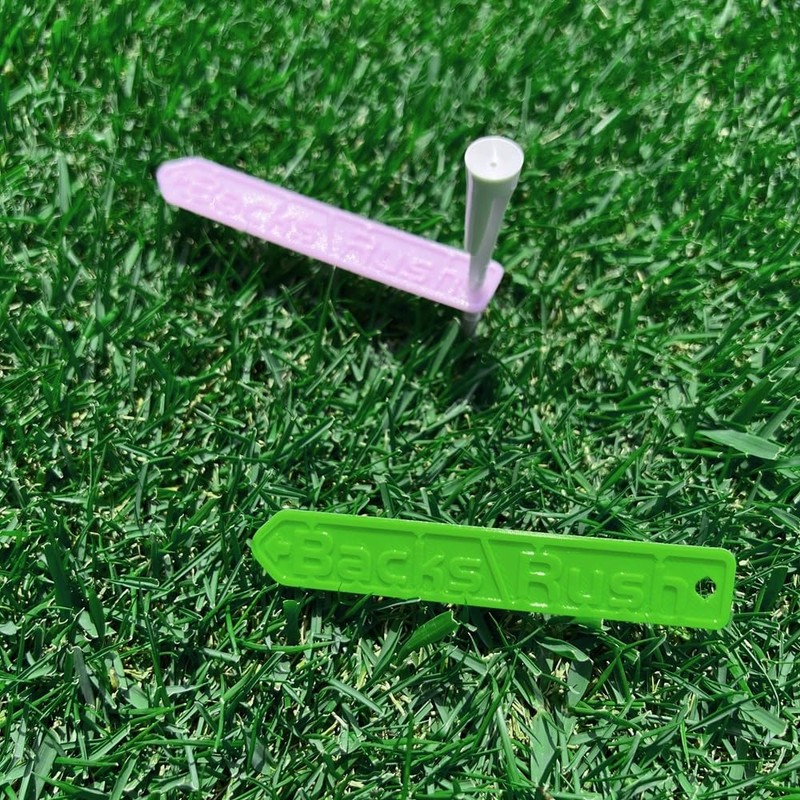 BacksRush Golf Alignment Plates, Set of 5, Tishot, Direction Indicator