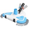 2025 Enhanced TidyMister Pool Vacuum Head with Wheels,Steering Handle Swimming