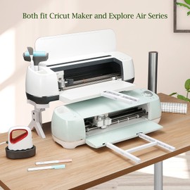 Extension Tray for Cricut Maker 3/Maker and Explore Air 2/Air 3, Cutting Mat 12x12 Holder for Cricut Maker and Explore Air Series, Tray Extender Compatible with Cricut Mat