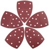 LotFancy Sandpaper Set for Triangular Sanders, Velcro Delta Sandpaper, 105