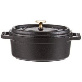 STAUB Cocotte Oval 11cm Black