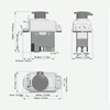 Electromagnetic Switch IP55 Waterproof 4P Push Button Switch for 0618