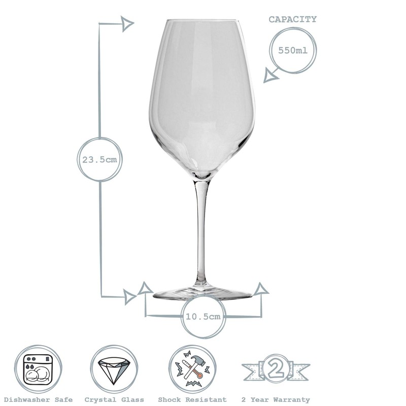 Bormioli Rocco InAlto Tre Sensi Collection Set Of 6 Premium