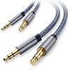 Ruaeoda Aux Cord 2Pack 6 ft,3.5mm Audio Cable Male to
